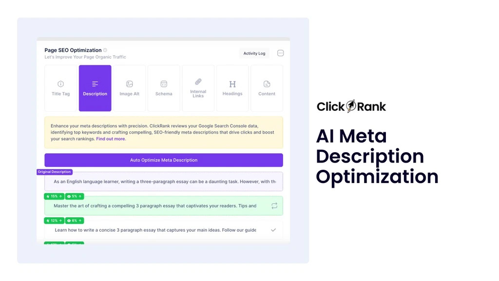 clickbank ai meta description optimization