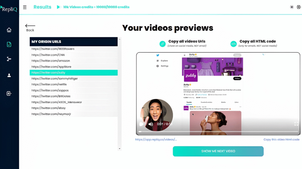 repliq outreach tool feature